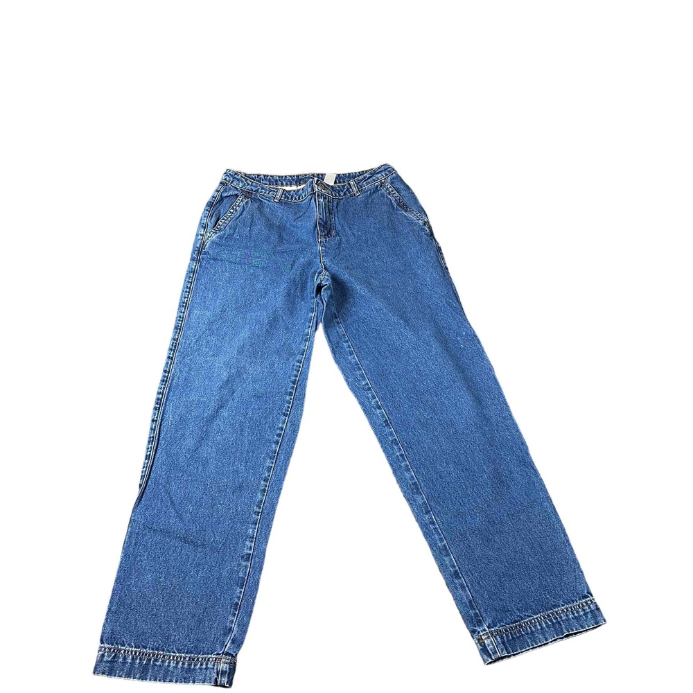 Liz Claiborne Blue Straight Leg Denim Jeans RN 20006 CA 17815 Size 10